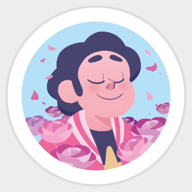 Pastel Steven portrait Sticker by bealorart